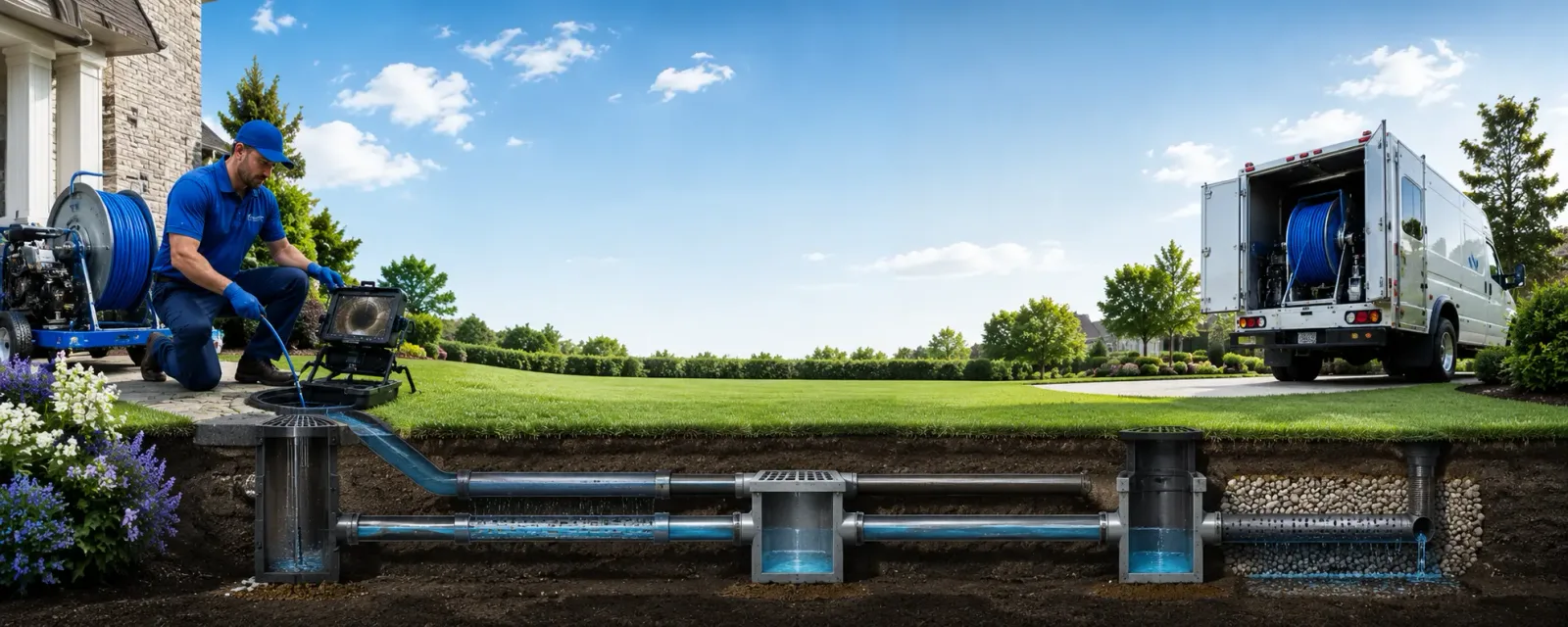 Outdoor drain cleaning information for Ruther Glen, VA